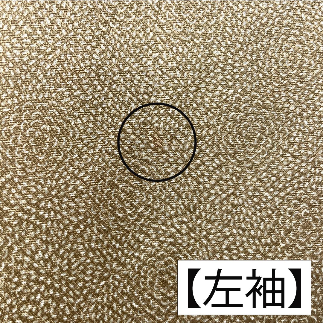 訪問着 正絹 Aランク 袷 身丈175cm 裄丈66.5cm 黄橡色（きつるばみいろ） 江戸小紋 重要無形文化財 今坂國雄 絞り道長 伝統工芸伝承者 黄系 1112007483823