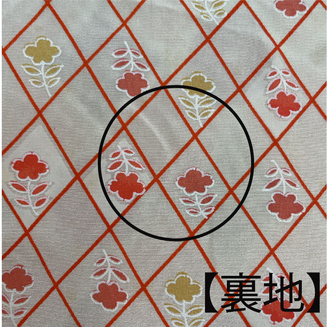 Haori, Length 82cm, Sleeve length 62.5cm, Medium crimson, Shibori, Geometric pattern, Pure silk, A rank, Lined, Pink, 1117000263913