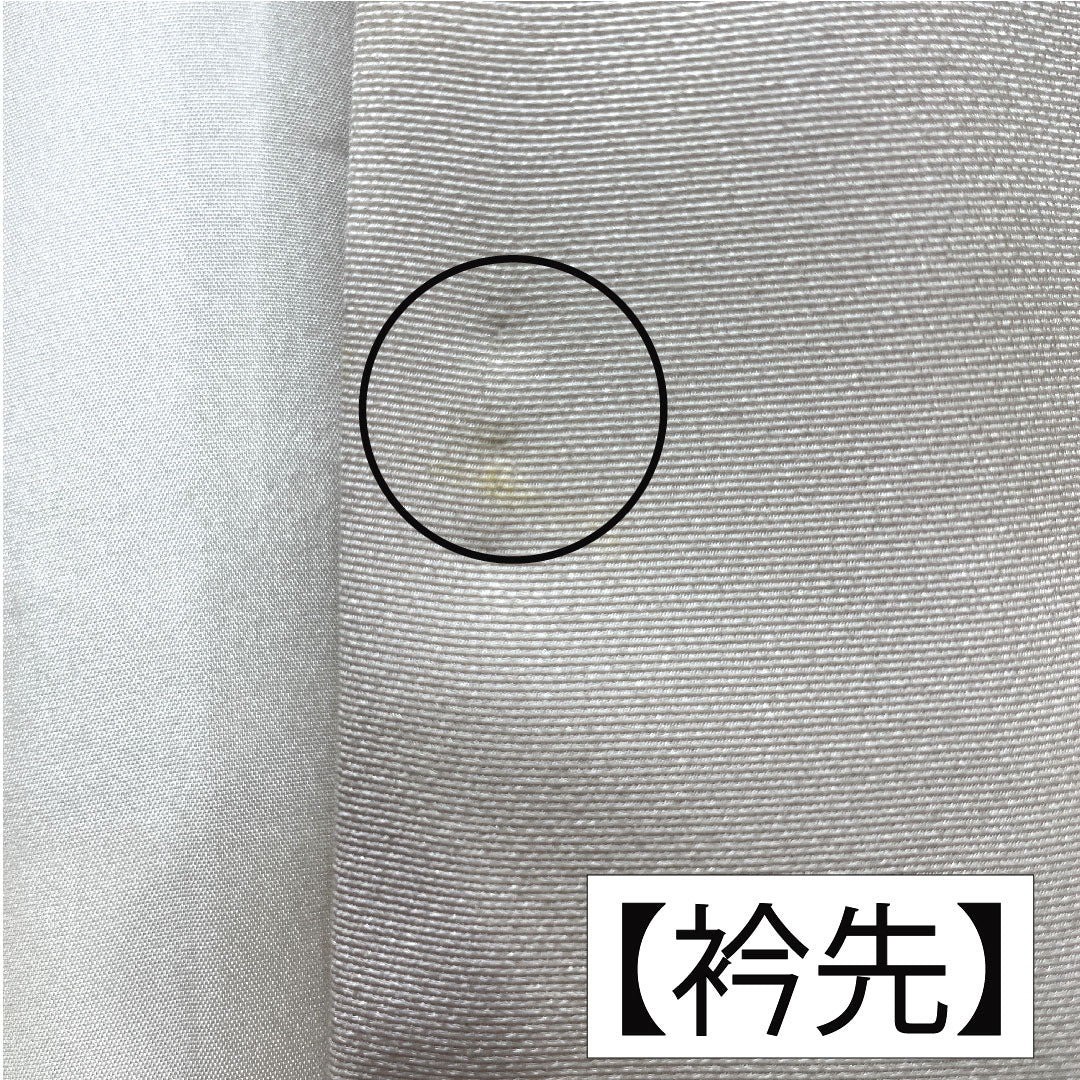 訪問着 正絹 袷 身丈167.5cm 裄丈66.5cm 生成り色（きなりいろ） 京友禅 吉祥文様 付下げ Aランク グレー系 1112005703522