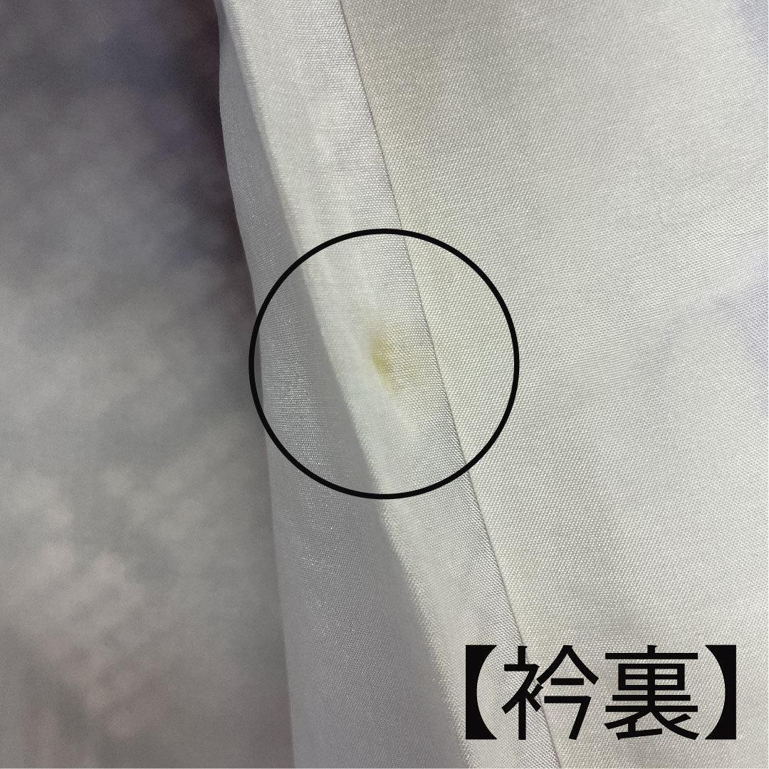 Komon, Length 158cm, Sleeve length 62cm, Awase, All tie-dye, Leaf pattern, Pure silk, A rank, Purple, 1115001883320