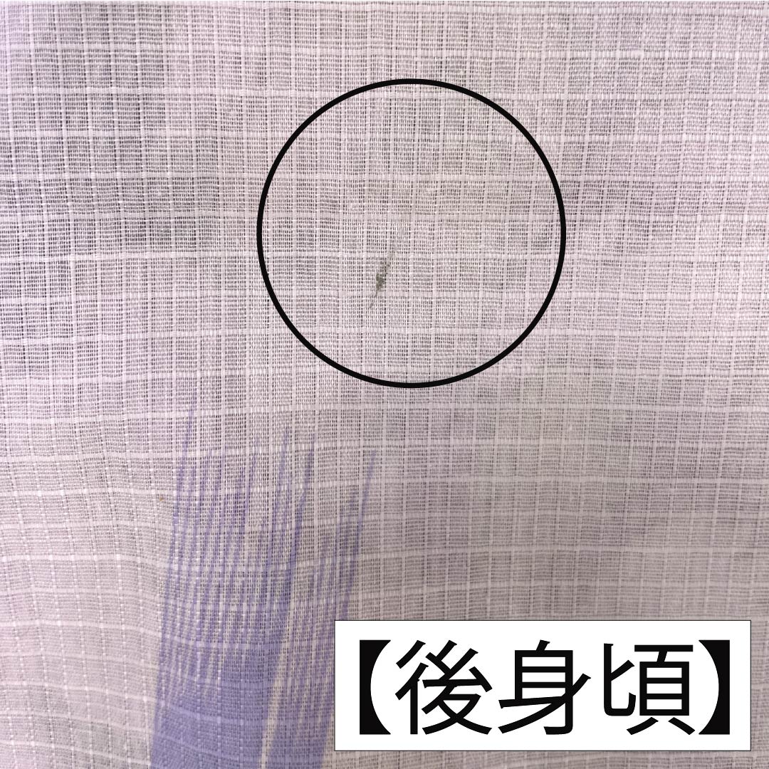 Cotton Yukata, Length 166cm, Sleeve Length 67.5cm, A-Rank, Single-Layer, Purple with Light Wisteria (Usu-Fujiiro), Peony and Bamboo Design, Product Number: 1118006053520