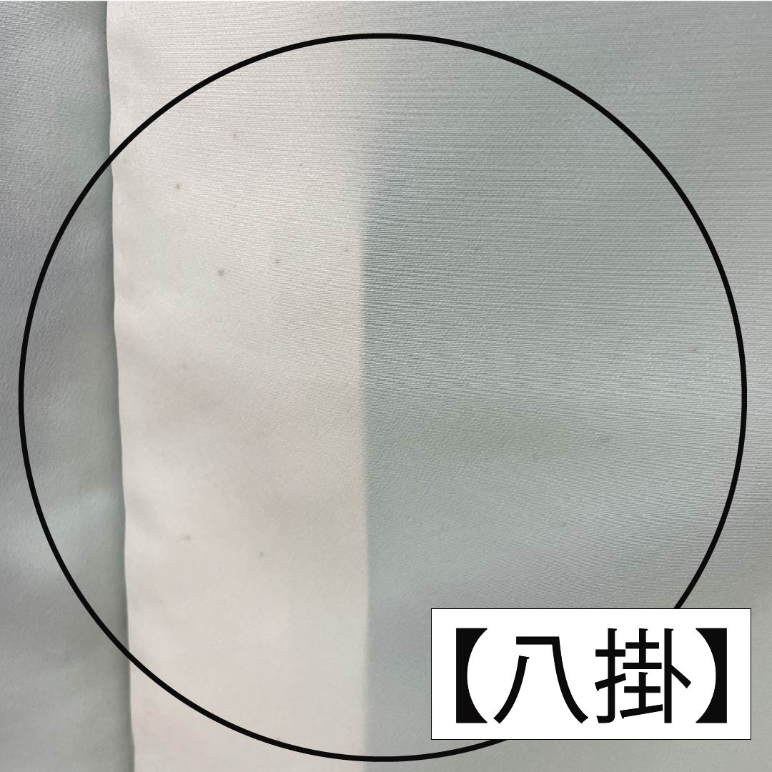 訪問着 ポリエステル Aランク 胴抜き 身丈156cm 裄丈64cm 薄水色（うすみずいろ） 半衿付き 踊り衣装 紗綾形 緑系 1112006383319