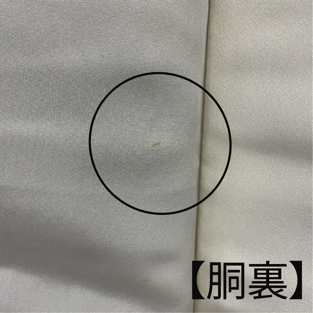 色無地 斉藤三才 ボカシ  身丈160cm 裄丈62cm 袷  正絹 Aランク 紫系 1114000423420