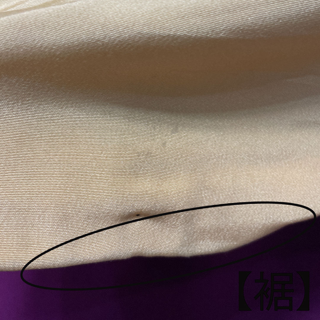 小紋 正絹 身丈157.5cm 裄丈63.5cm 袷  褐色 吉祥文様  Aランク 茶系 1115003583314