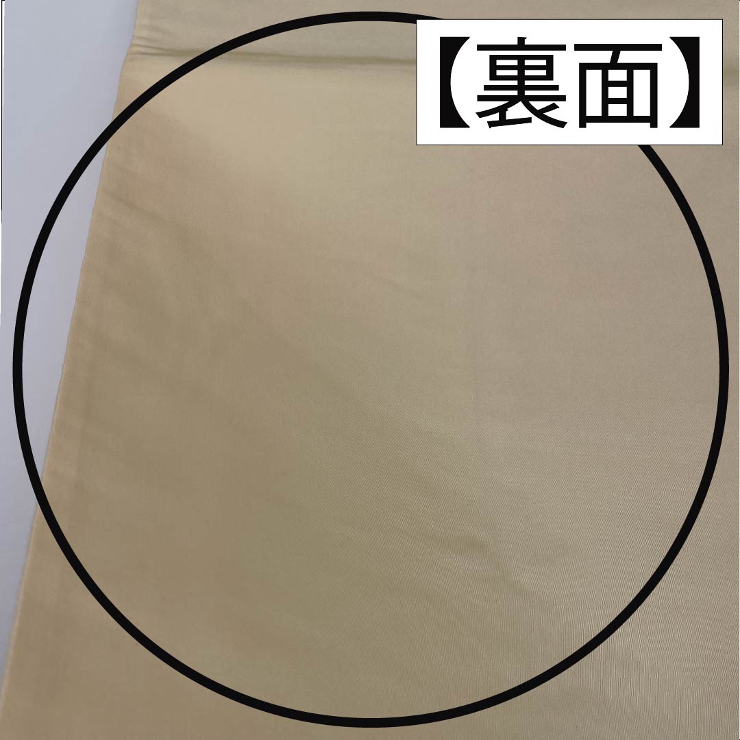 Fukuro Obi (Sash) - Pure Silk - Natural Color (Kinari-iro) - For Furisode - Shirayaen Oba - Fune (Plum) - Obi Length: 436cm - S Rank - Six-way - Formal - Cream Color - 1123013852315