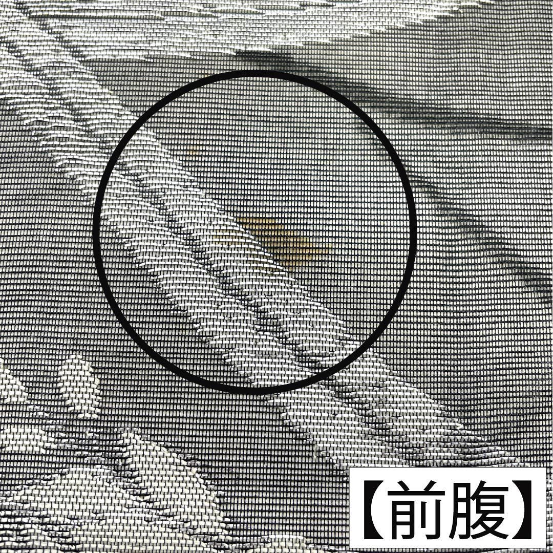 名古屋帯 正絹 Aランク 開き仕立て 黒色（くろいろ） 夏帯 草花模様 帯丈353cm 六通 セミフォーマル 黒系 1124012933310