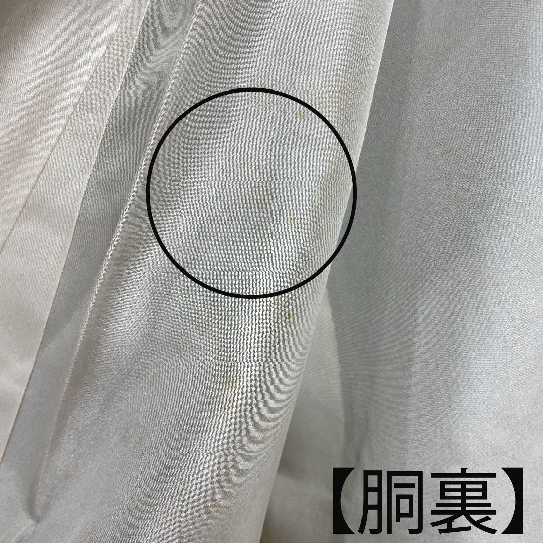 村山大島 身丈155.5cm 裄丈63.5cm 幾何学模様 正絹 Aランク 袷 黒系 1116001963310