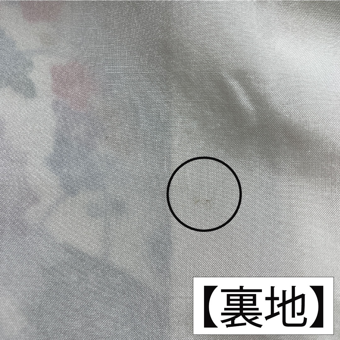 小紋 正絹 身丈154cm 裄丈63cm 袷 乳白色（にゅうはくしょく） 京紅型 吉祥文様 Bランク クリーム系 1115004844215