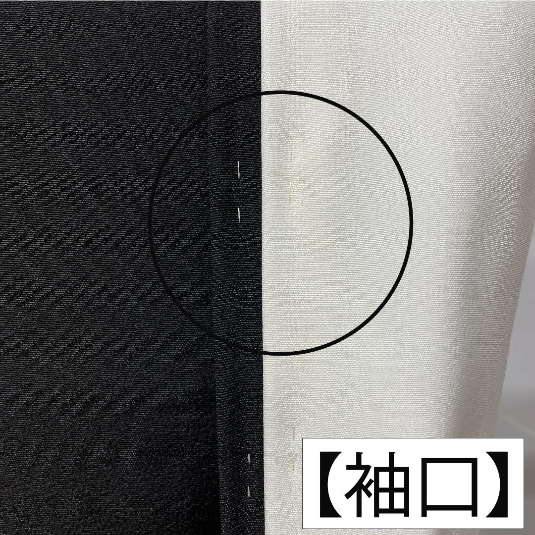 黒留袖 正絹 身丈162.5cm 裄丈64cm 袷 京友禅 鶴 松 作家物 五つ紋 五三桐 Aランク 黒系 1111001623410