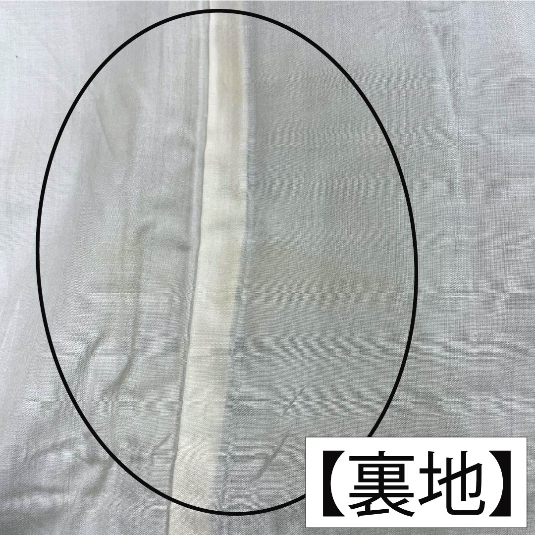 訪問着 正絹 Aランク 袷 身丈153.5cm 裄丈63cm 利休色（りきゅういろ） ぼかし染 緑系 1112006123219