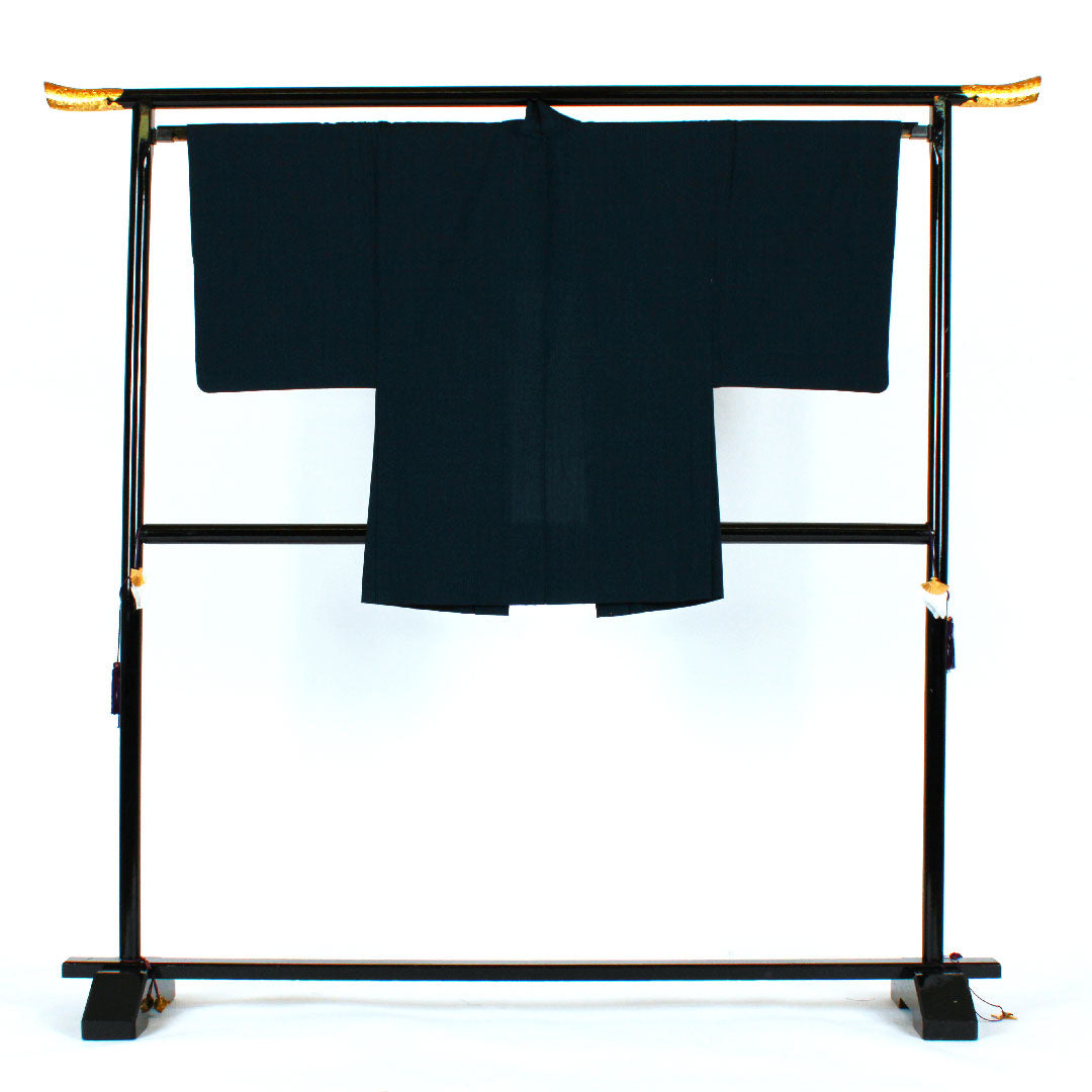 Men's Length 90cm Sleeve length 67.5cm Wool Haori Wool S rank Aizome Navy blue 1119000262218