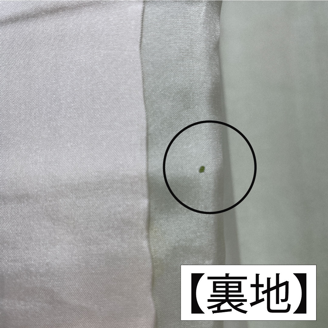 Homongi, pure silk, lined, length 158.5cm, sleeve length 62.5cm, yellowish green, floral pattern, wet-dyed yuzen, A rank, green, 1112005763319