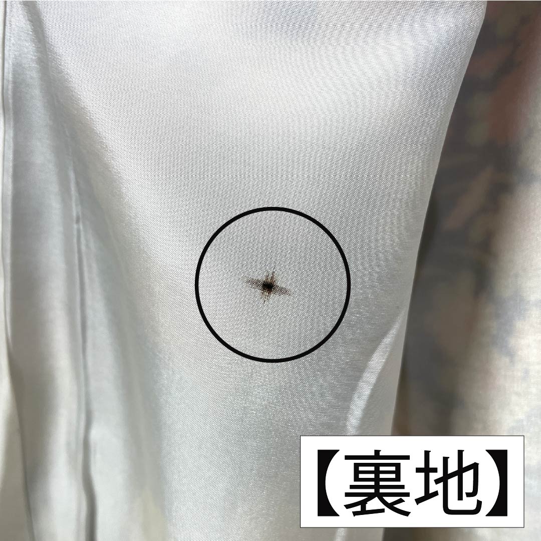 小紋 正絹 Aランク 身丈154cm 裄丈60cm 袷 紺色（こんいろ） 花丸紋 紺系 1115007693218
