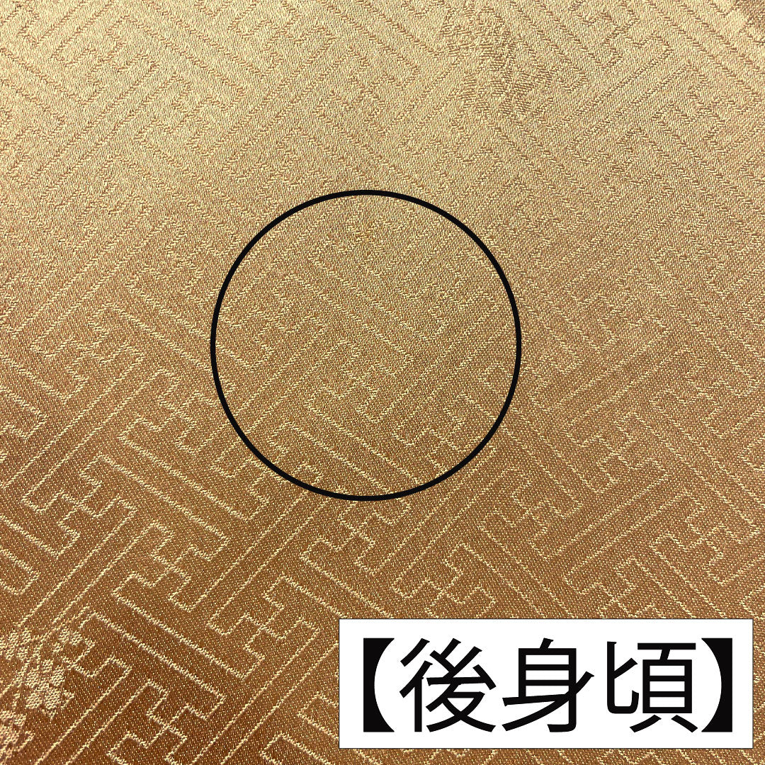 訪問着 正絹 袷 身丈165.5cm 裄丈66.5cm 朱華色（はねずいろ） 京友禅 吉祥文様 Aランク 橙系 1112004623526