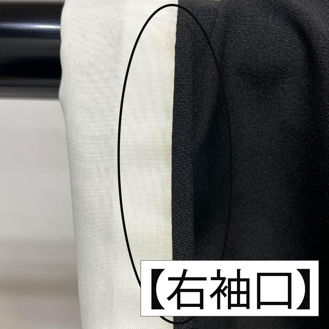 黒留袖 正絹 Aランク 身丈160.5cm 裄丈65cm 袷 京友禅 五つ紋 梅鉢 物語文様 鶴 貝桶 松 五つ紋 黒系 1111002083410