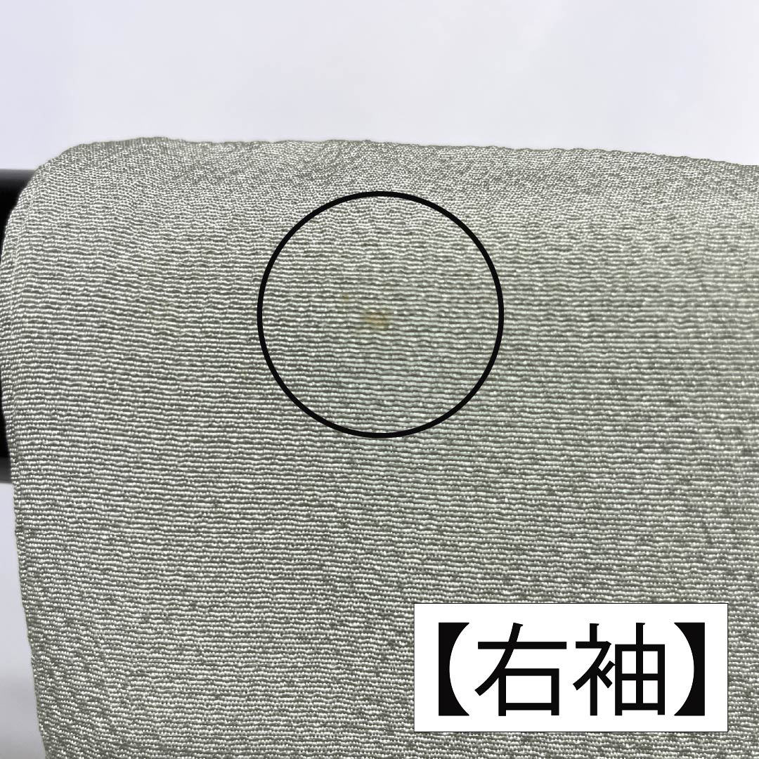 訪問着 正絹 Aランク 袷 身丈163cm 裄丈65.5cm 龍泉青瓷釉色（ロンチュエンチンツーユースーいろ） 京友禅 一つ紋 丸に梅鉢 縫い紋 辻ヶ花 緑系 1112006413419