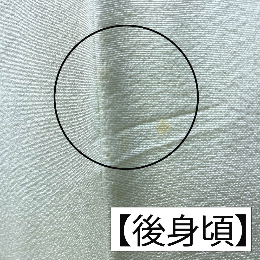 Visiting Kimono, Pure Silk, Grade B, Lined, Length 165cm, Sleeve Length 65.5cm, Light Green, Floral Design, Artist: Shuichi, Included Basting Thread, Green, Product Number: 1112006974519