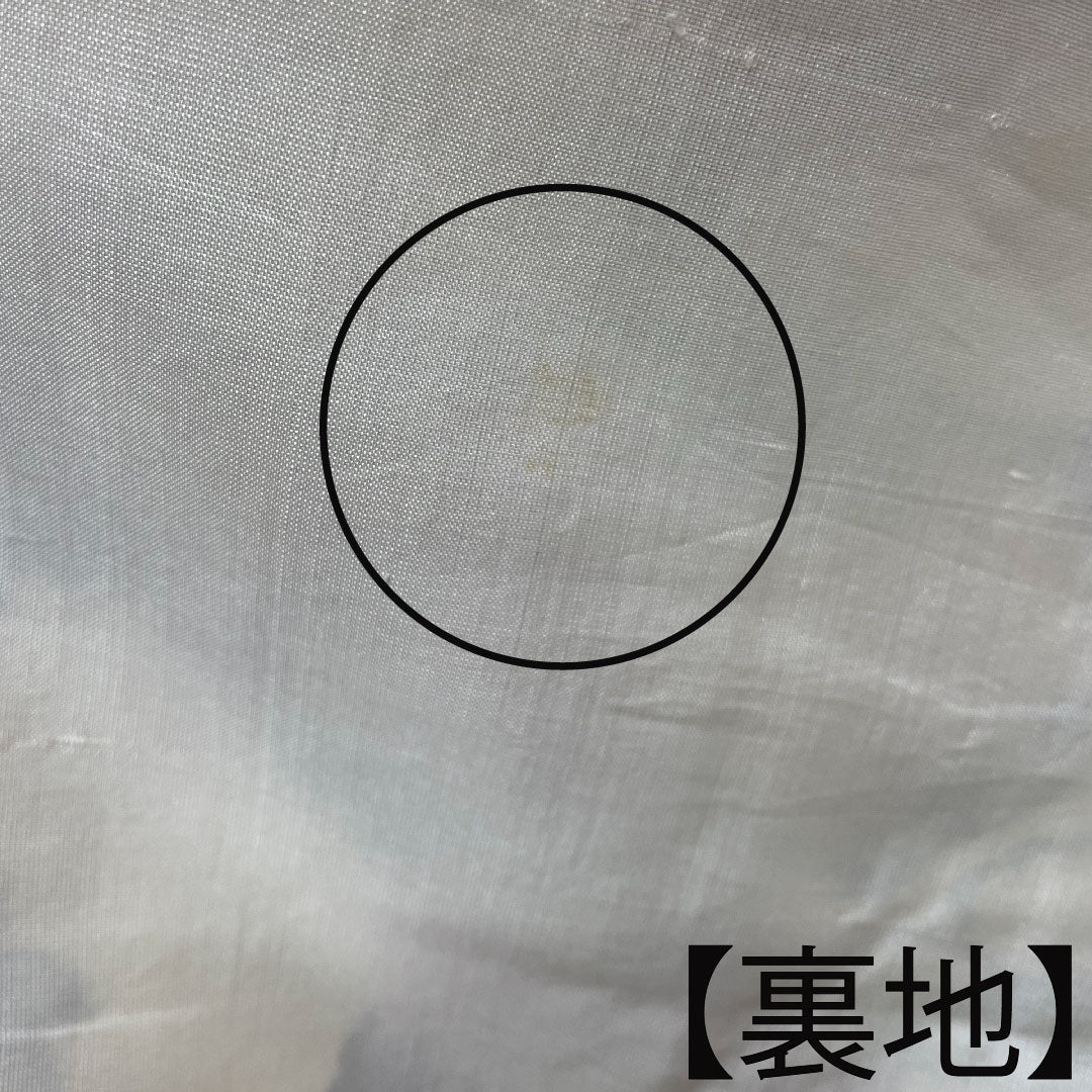 Komon, pure silk, length 160.5cm, sleeve length 63cm, lined, milky white, Kyoto Bingata, auspicious motif, A rank, cream color, 1115004063415