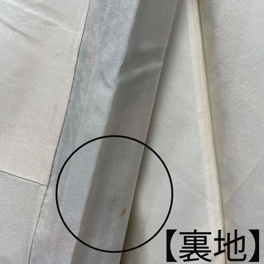 Small pattern, pure silk, length 155cm, sleeve length 62.5cm, lined, navy blue bellflower color, Kyoto Bingata, floral pattern, rank B, navy blue, 1115003784318