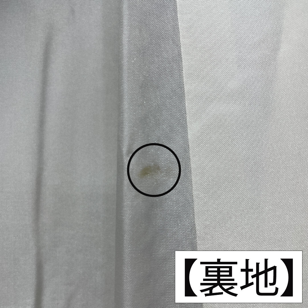 小紋 正絹 身丈155.5cm 裄丈64.5cm 袷 青白磁色（せいはくじいろ） 総絞り 疋田絞り Aランク 水色系 1115004673324
