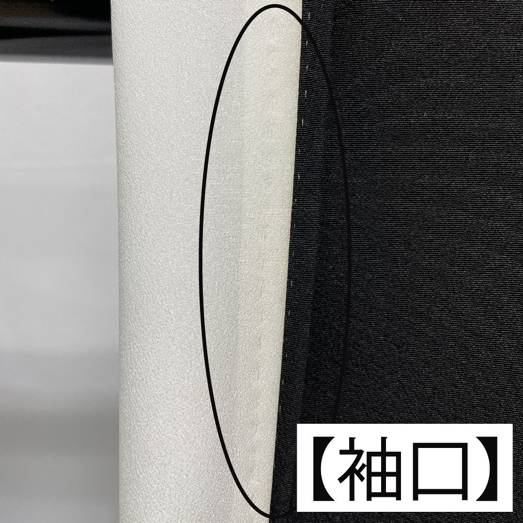 黒留袖 正絹 身丈154.5cm 裄丈62.5cm 袷 京加賀友禅 風景模様 五つ紋 三ツ重ね松 Aランク 黒系 1111001713210