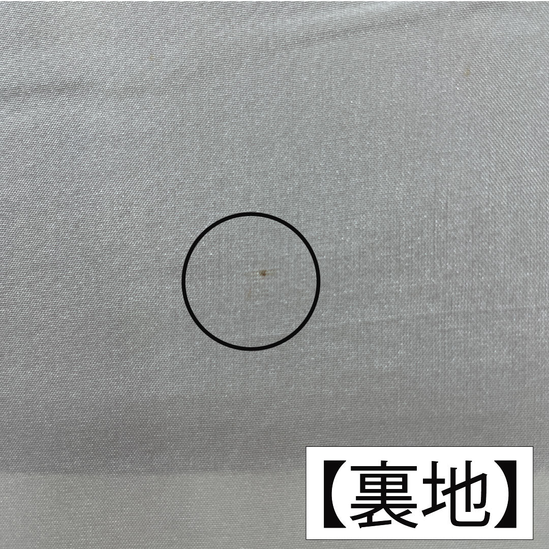 訪問着 正絹 袷 身丈165.5cm 裄丈65cm 弁柄色（べんがらいろ） 京友禅 茶屋辻風景模様 ちりめん地 Aランク 朱系 1112005923516