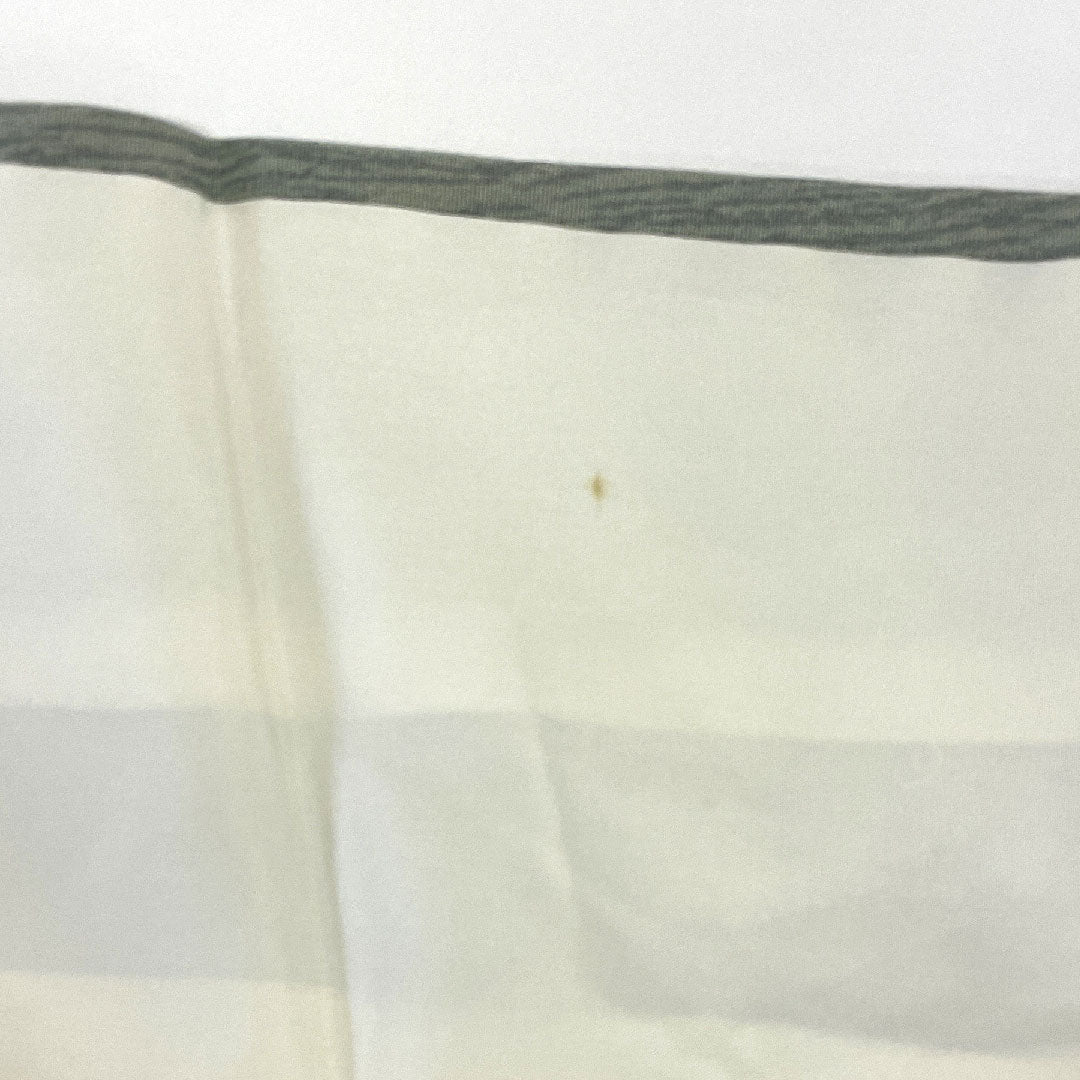 Komon, Length 160cm, Sleeve length 63cm, Awase, Geometric pattern, Pure silk, A rank, Green, 1115000233319