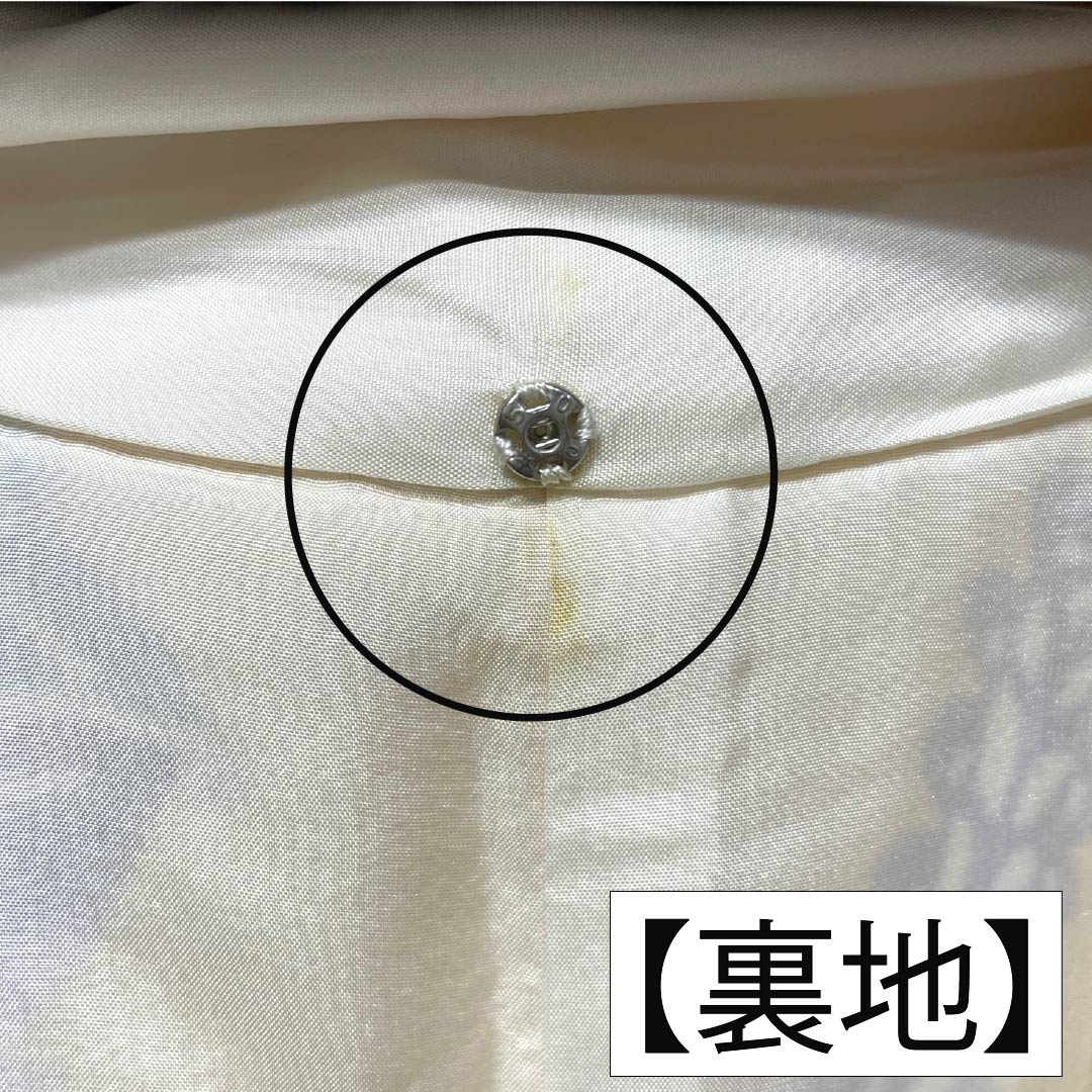 振袖 正絹 Aランク 身丈161cm 裄丈62.5cm 袷 薄柑子色（うすこうじいろ） 京紅型 牡丹 藤 ちりめん地 橙系 1113002403426