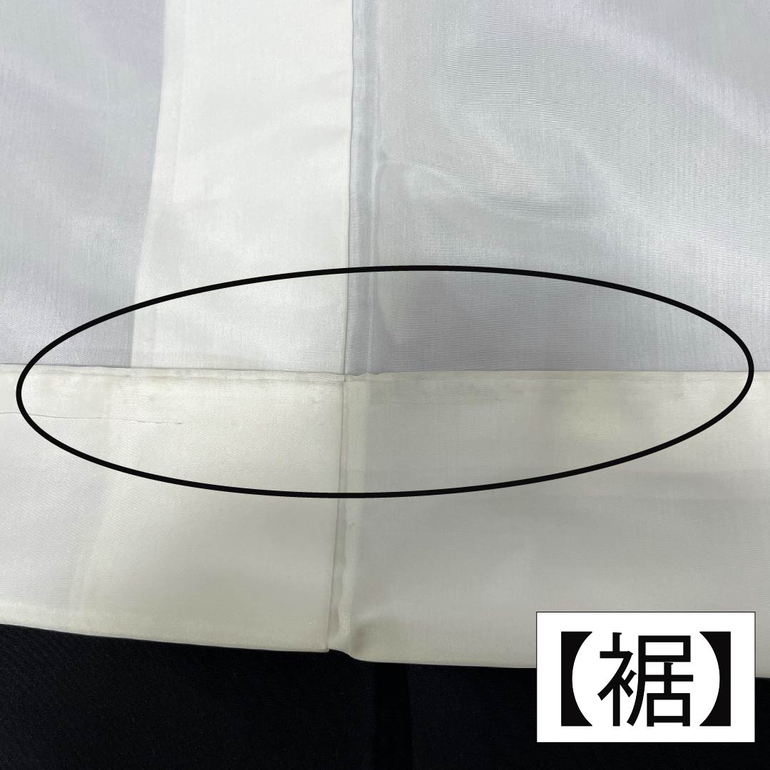 Black Tomesode (Japanese Kimono) - Pure Silk, Grade A, Length 161.5cm, Sleeve Length 64cm, Lined, Five Crests, Swallowtail Butterfly Embroidery, Bird Design, Braided Cord, Black, Item Number 1111001813410