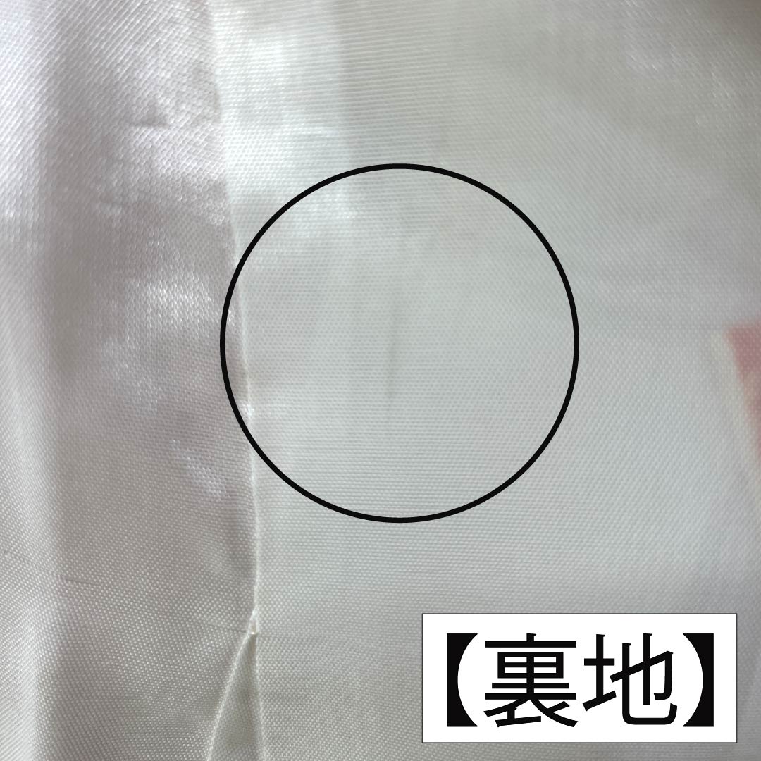 訪問着 正絹 Aランク 袷 身丈164cm 裄丈64.5cm 乳白色（にゅうはくしょく） 京友禅 草花 白系 1112006523411