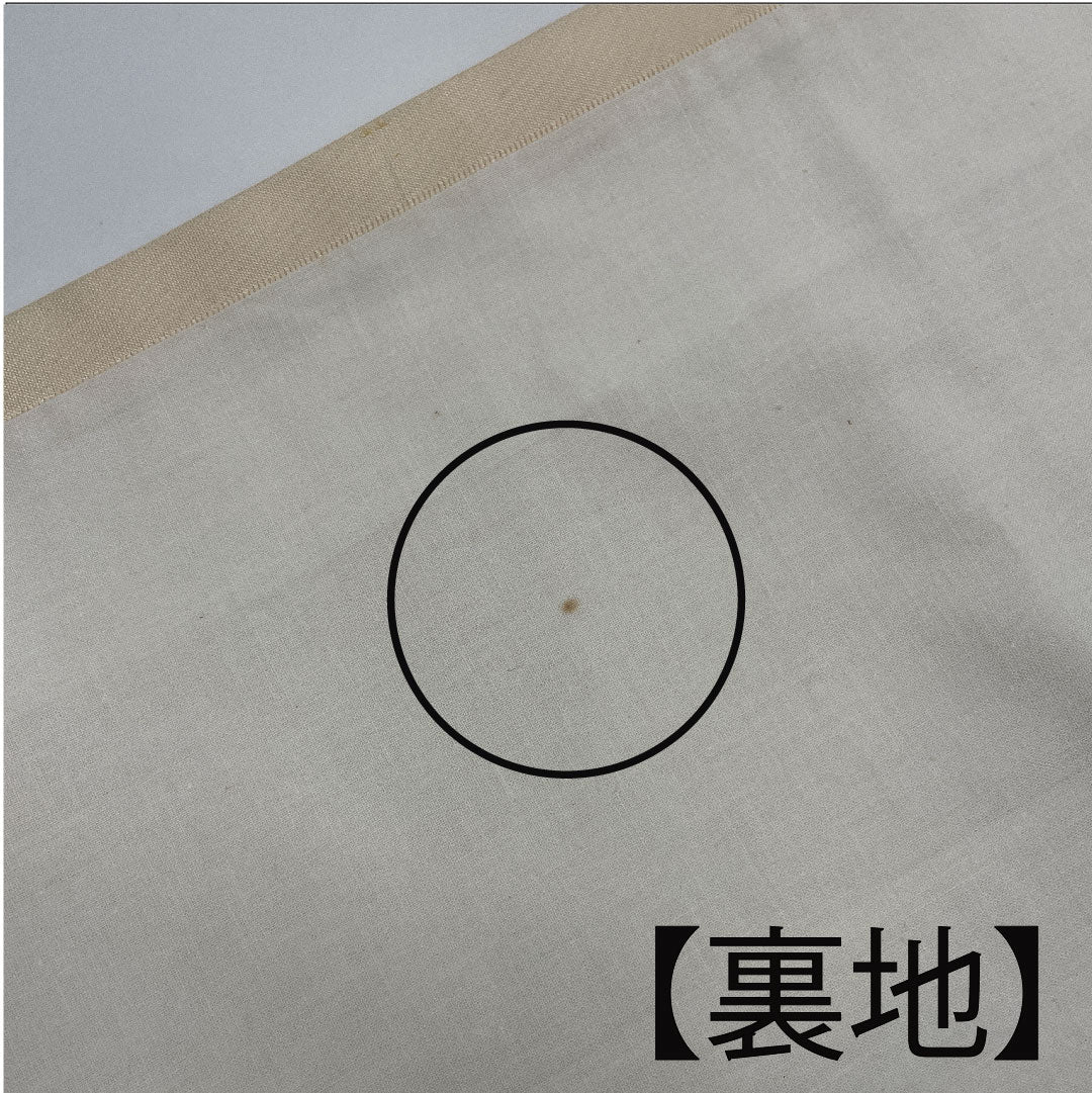 Nagoya obi, Living National Treasure Kitagawa Heiro, Honkaraori, Toyama pattern, obi length 369cm, pure silk, B rank, six-pass, casual, cream color, 1124001314315, open tailoring