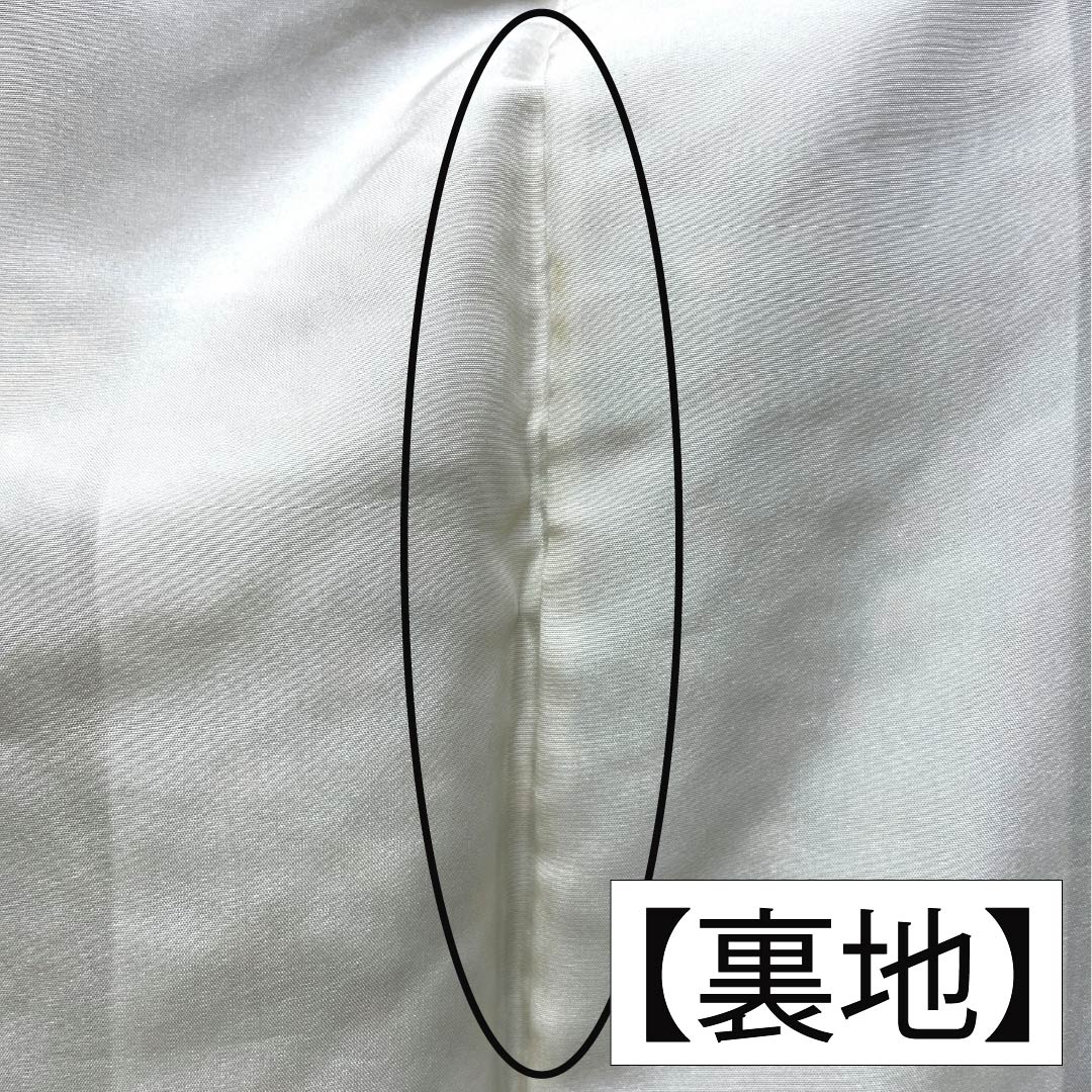 訪問着 正絹 Bランク 袷 身丈160.5cm 裄丈65.5cm 硫黄色（いおういろ） 総絞り 草花 緑系 1112007444419