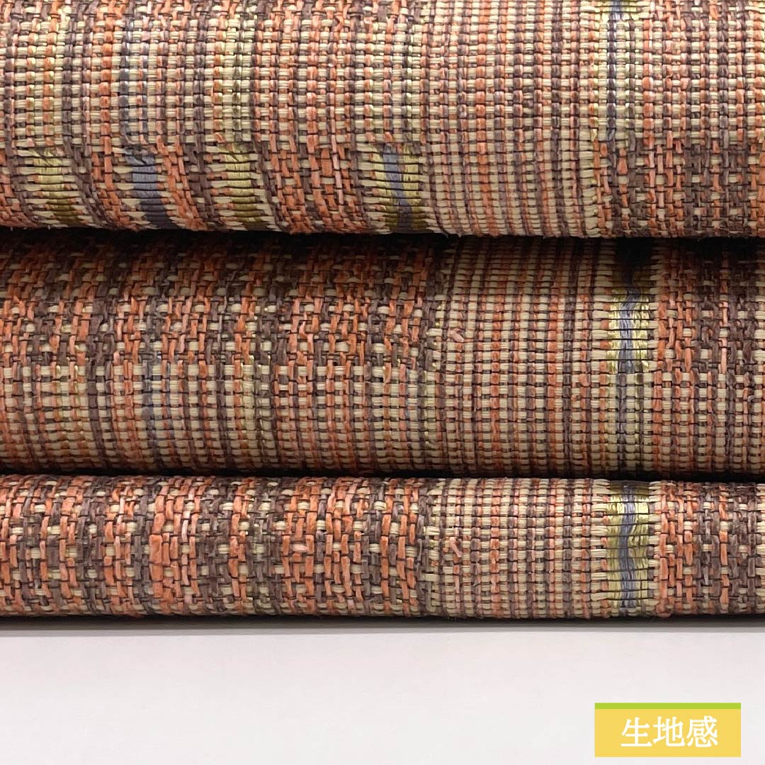 Nagoya Obi, Pure Silk, S-Rank, Light Red, Nishijin-ori, Geometric Pattern, 385cm Long, Full Length, Casual, Pink, 1124009992413, Pine Needle Pattern