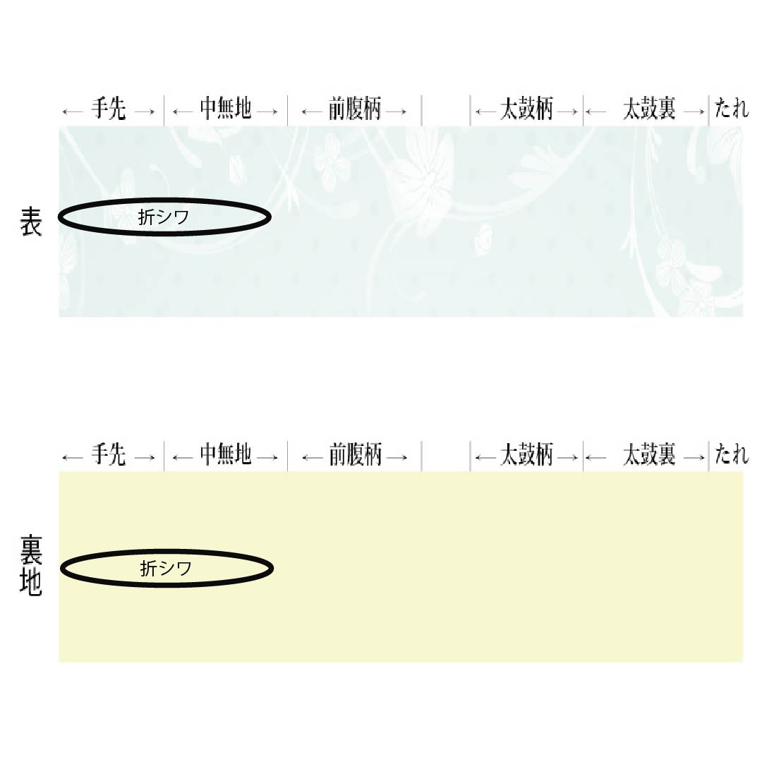 名古屋帯 正絹 Sランク 抽象花 西陣織 帯丈348cm ポイント柄 カジュアル 紺系 1124010122318 名古屋仕立て