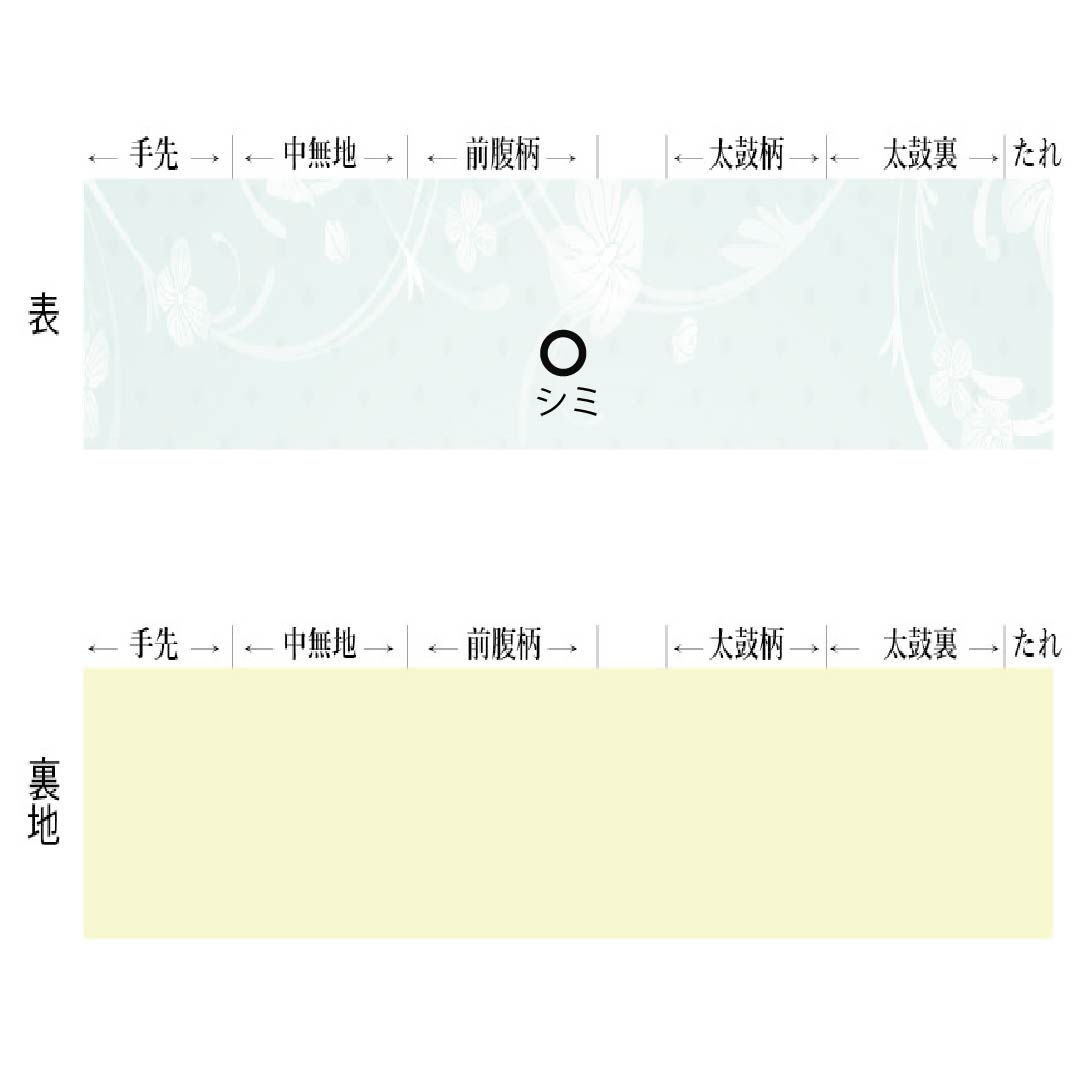 名古屋帯 正絹 Sランク 薄柑子色（うすこうじいろ） 紹巴織 正倉院文様 帯丈350cm 全通 カジュアル 黄系 1124010002323 名古屋仕立て