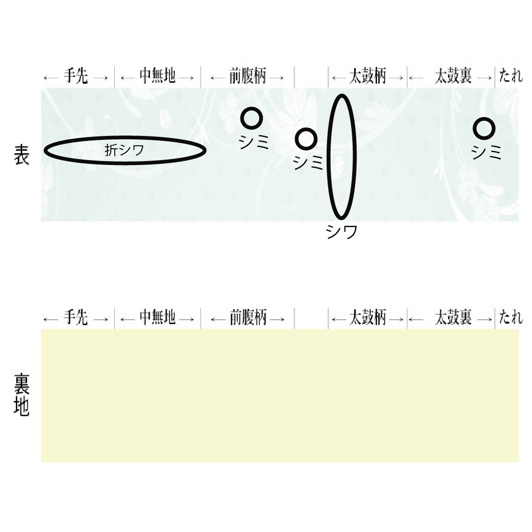 Nagoya Obi, Pure Silk, Grade A, Shell Bucket Design, Tapestry Weave, Embroidery, 371cm Long, Pointed Pattern, Silver, Semi-Formal, 1124010293322, Nagoya Style