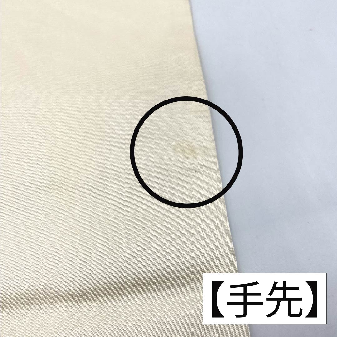 名古屋帯 正絹 Sランク 組紐模様 西陣織 引箔 帯丈358cm 六通 カジュアル 銀系 1124010142322 名古屋仕立て