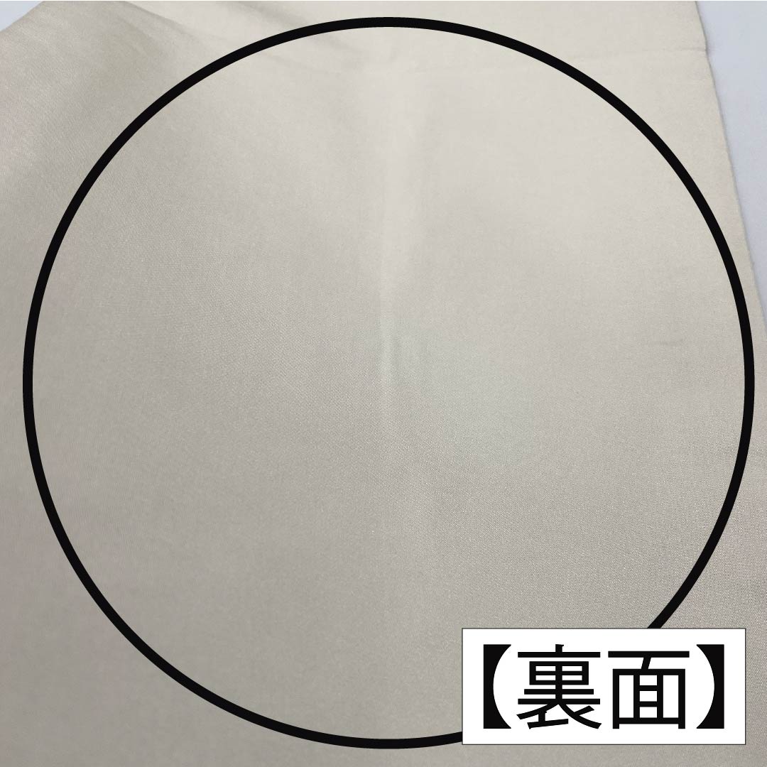 Nagoya Obi, Pure Silk, S-Rank, Nishijin-ori, Fan-Shaped Design, Embroidered Floral Pattern, 355cm Long, Pointed Design, Semi-Formal, White, Item Number 1124010312311, Nagoya Style