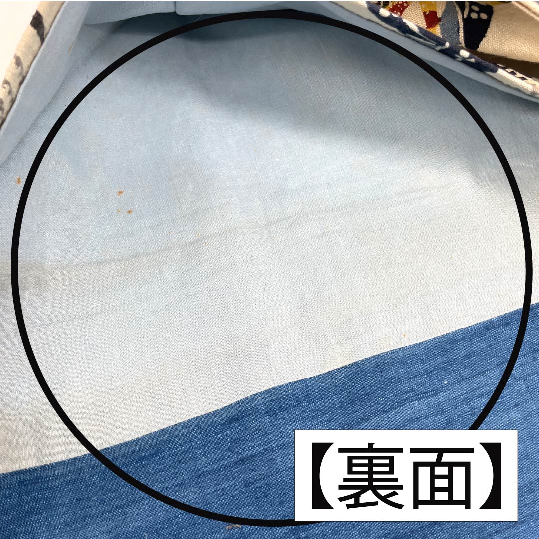 Nagoya Obi, Pure Silk, Grade B, Off-White, Kyoto Bingata Pattern, Tsumugi Fabric, Dyed, 373cm Long, Six-Ply, Casual, Cream-Tone, Product Number: 1124009874315, Nagoya Style