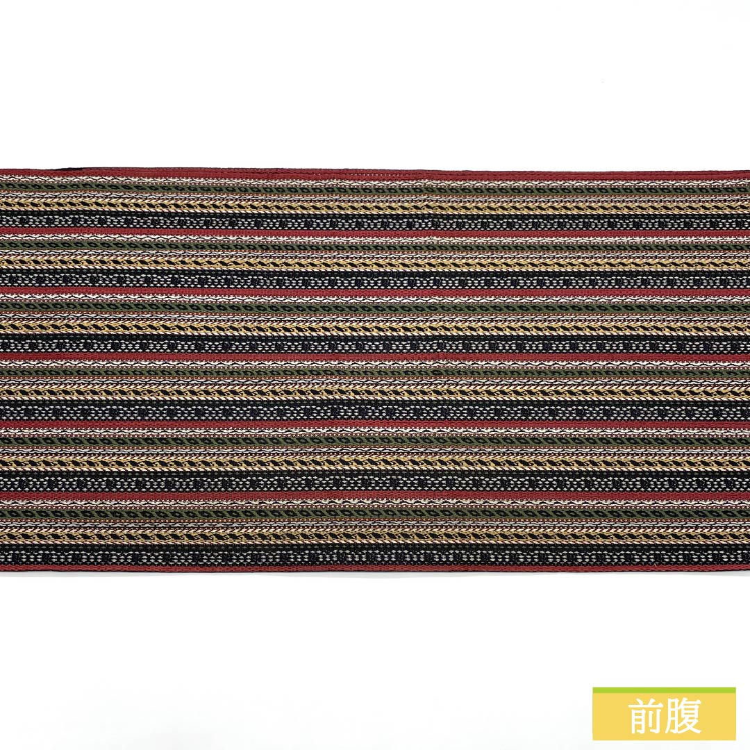 Nagoya obi, genuine silk, S rank, stripes, obi length 357cm, zen-tsu, casual, gradient, 1124011192399, matsuba仕立て