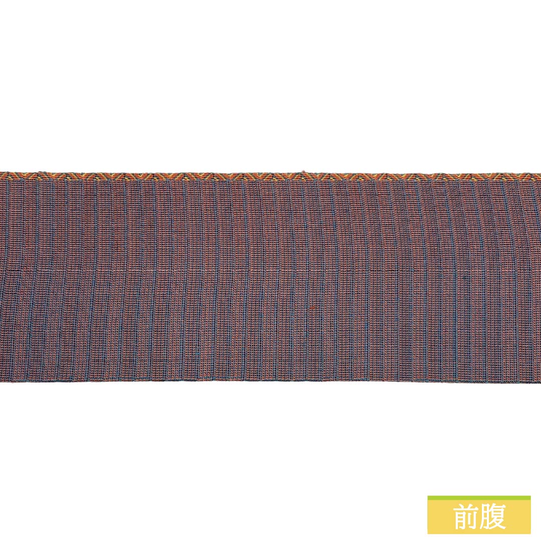 Nagoya Obi, pure silk, rank A, Nagoya tailoring, horizontal stripes, obi length 360cm, Rokutsu pattern, casual, gradation color scheme, 1124011683399