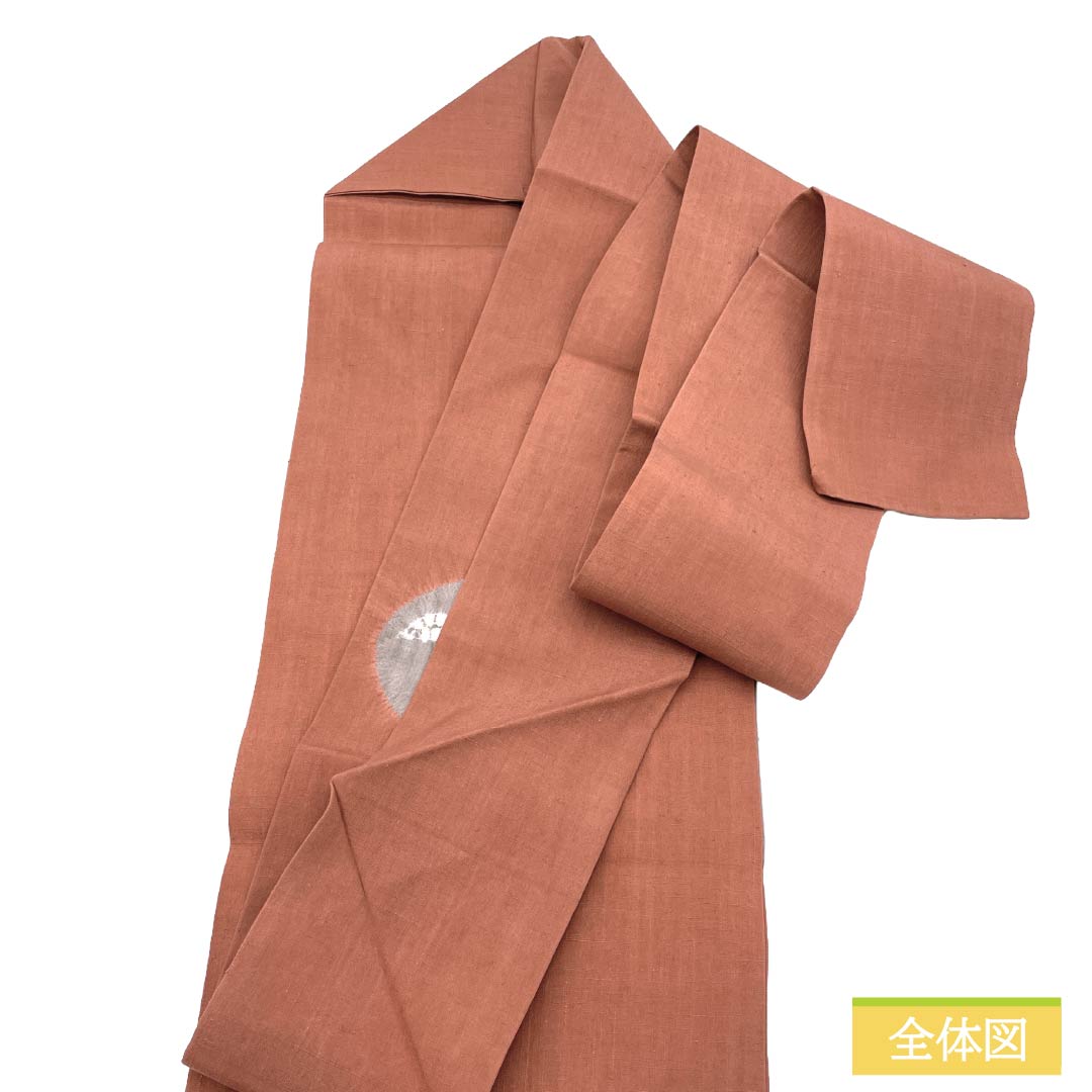 名古屋帯 正絹 Aランク 名古屋仕立て 赤蘇芳色（あかすおういろ） 汕頭刺繍 絞り 古典柄 帯丈359cm ポイント柄 カジュアル ピンク系 1124012553313