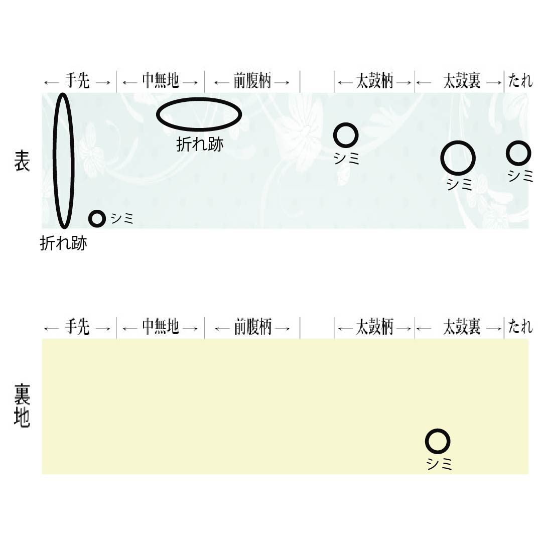 名古屋帯 正絹 Ａランク 名古屋仕立て 夏帯 紅葉 帯丈352cm ポイント柄 カジュアル クリーム系 1124012963315