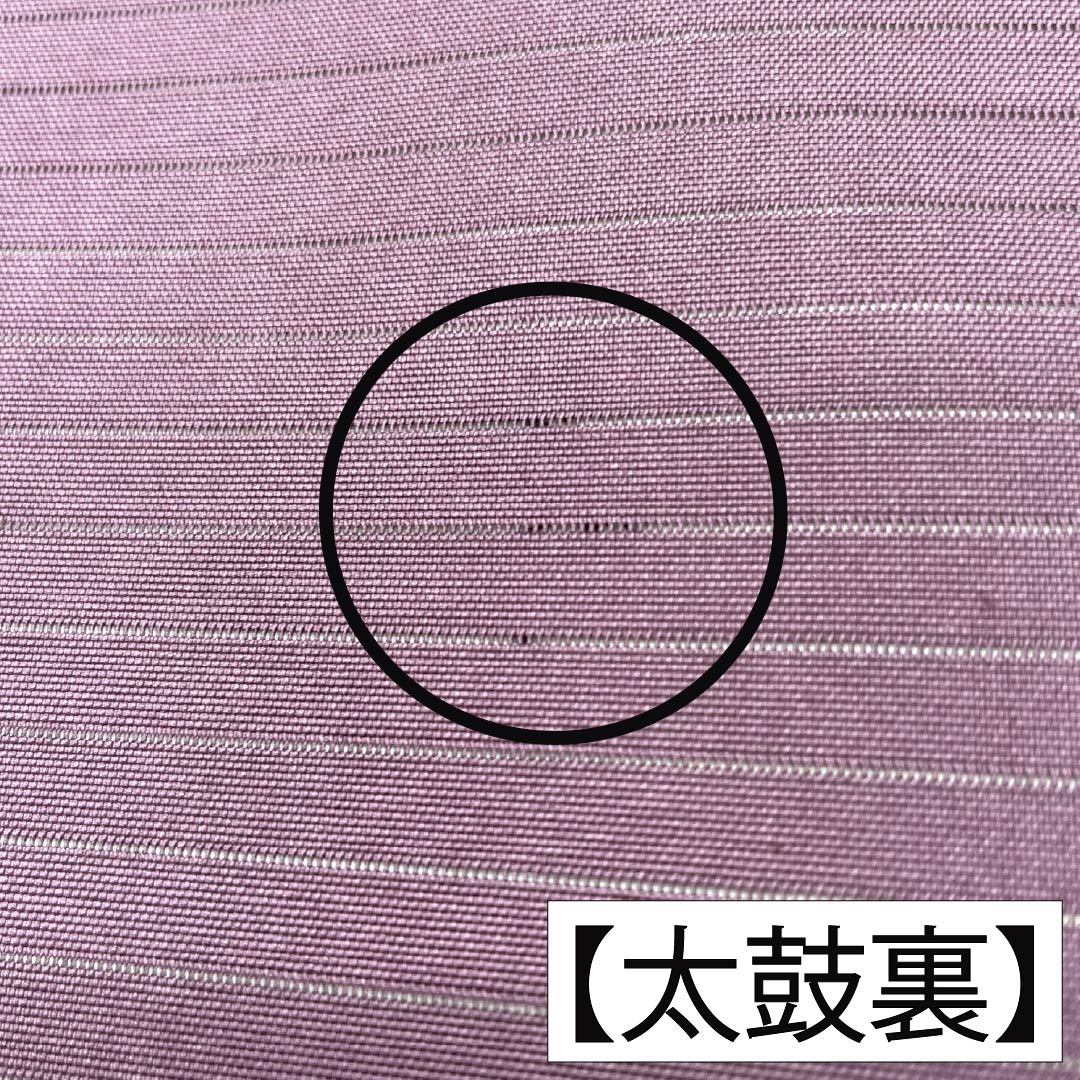 名古屋帯 正絹 Aランク 名古屋仕立て 二人静色（ふたりしずかいろ） 夏帯 花柄 桔梗 帯丈364cm ポイント柄 カジュアル 紫系 1124012983320