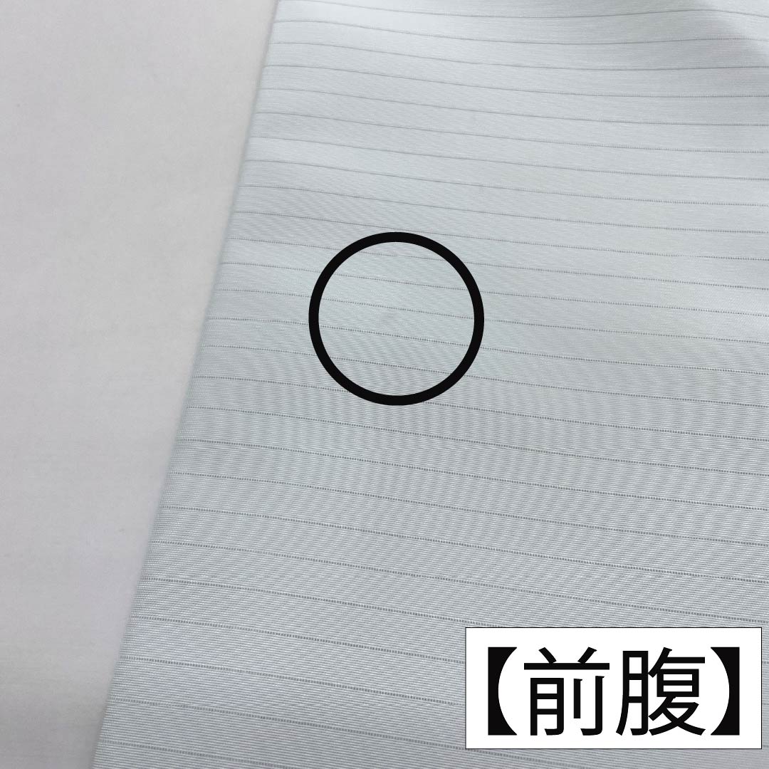 名古屋帯 正絹 Aランク 名古屋仕立て 露芝模様 古典柄 夏帯 長尺 帯丈376.5cm ポイント柄 カジュアル 青系 1124013203317