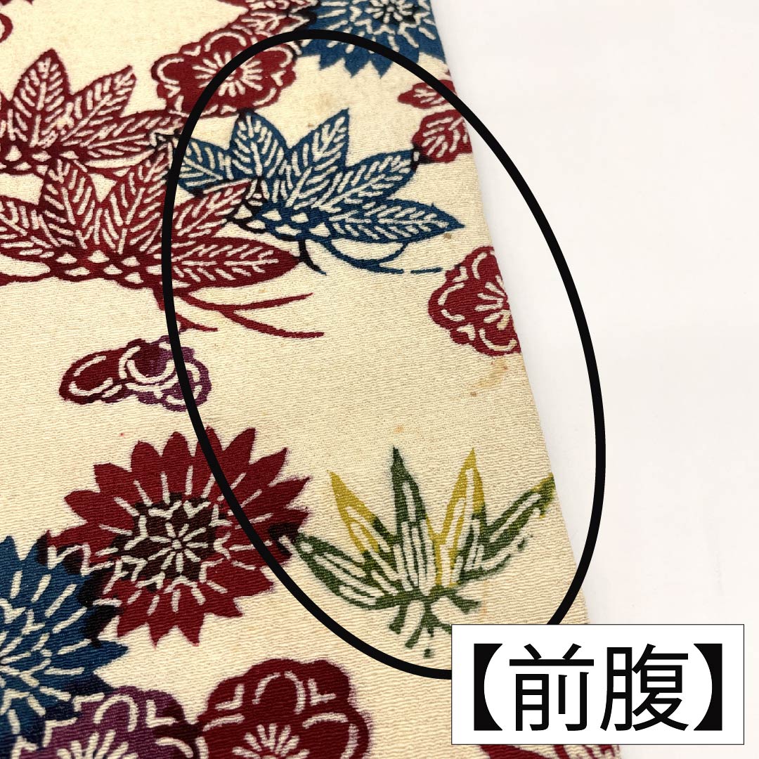 Nagoya Obi, genuine silk, A rank, Nagoya tailoring, Tokyo Shiracha-iro (light beige) with Katazome dyeing, Shitan-iro (rosewood) classic pattern, obi length 348cm, full pattern, casual, cream系, 1124011973315