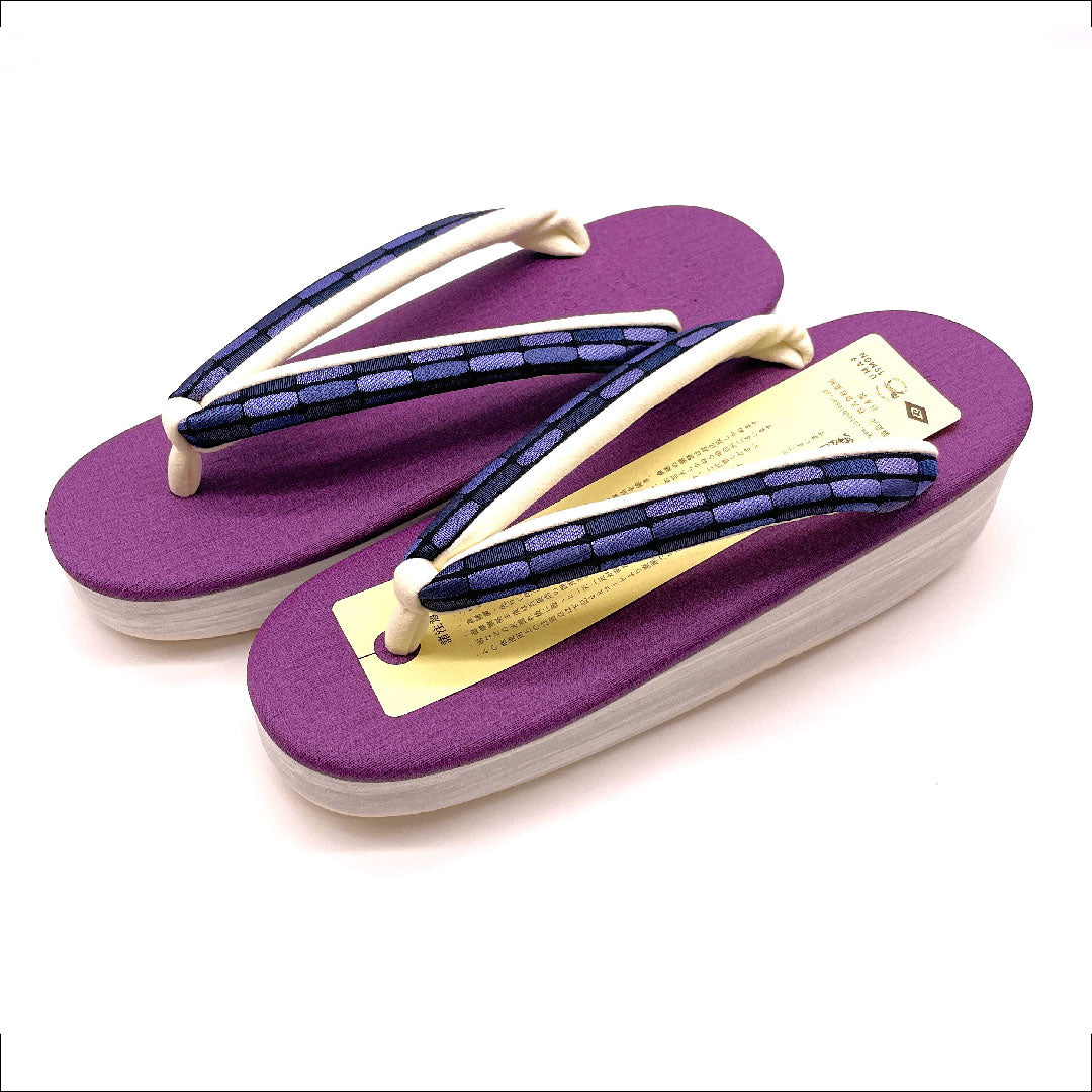 (Brand new, unused) Karen Blosso Cafe Sandals, Size M, Purple, NEW Rank, 1122000791320