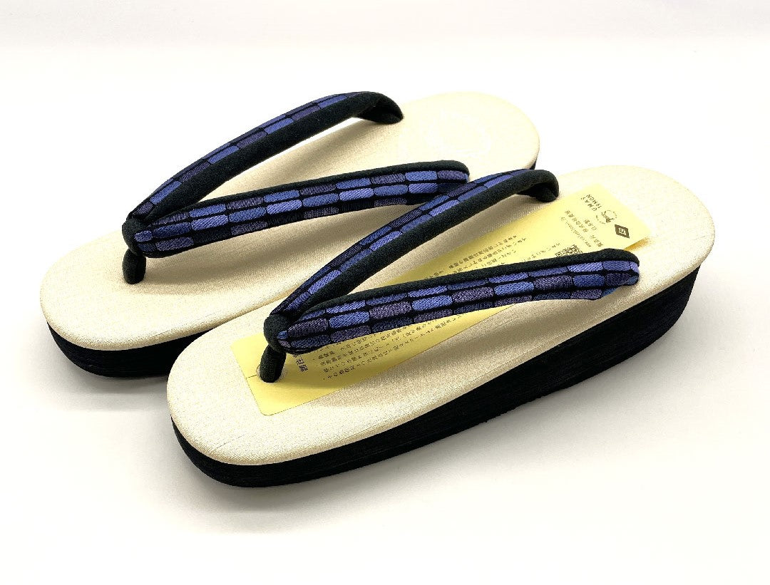 (Brand new, unused) Karen Blosso Cafe Sandals, Size L, Cream, NEW Rank, 1122000891415