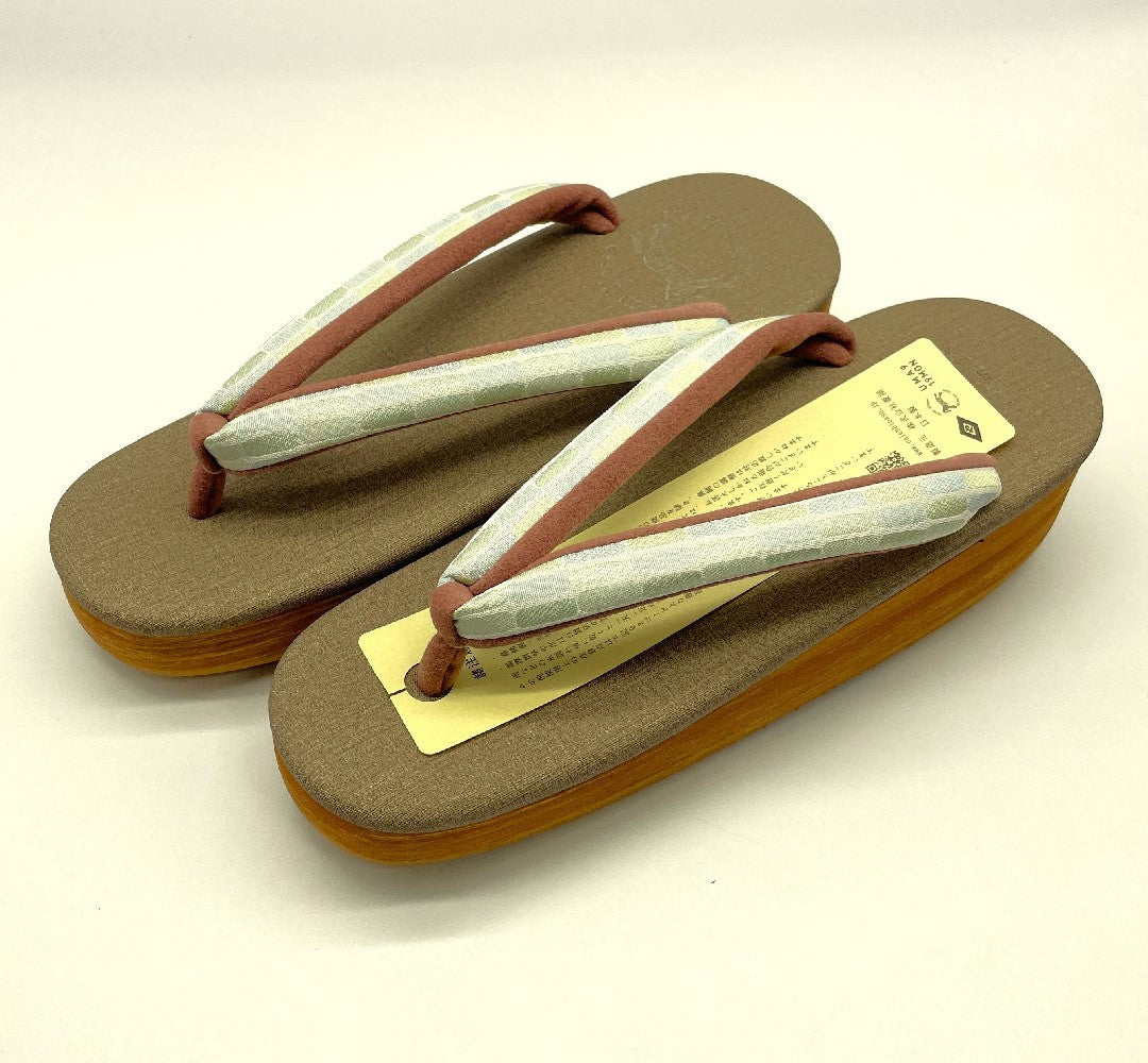 (Brand new, unused) Karen Blosso Cafe Sandals, Size L, Brown, NEW Rank, 1122000391414