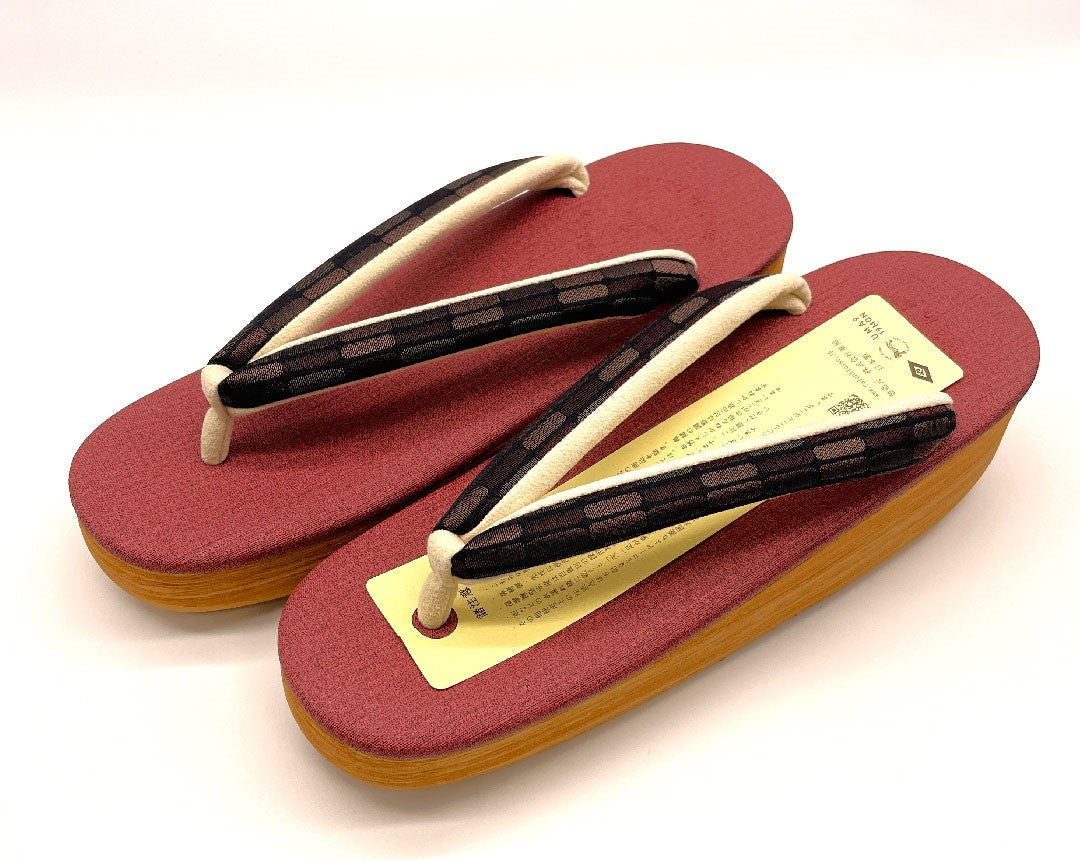 (Brand new, unused) Karen Blosso Cafe Sandals, Size L, Red, NEW Rank, 1122000441412